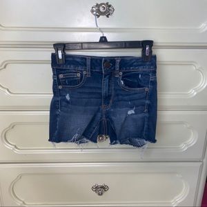 Denim shorts